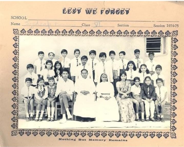 Class VI, 1974–75. Nothing but memory remains.